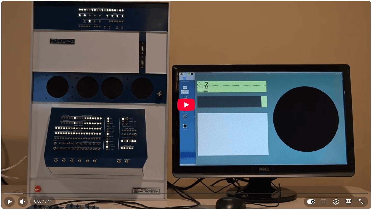 PDP-1 playing music (Harmony Music Compiler)